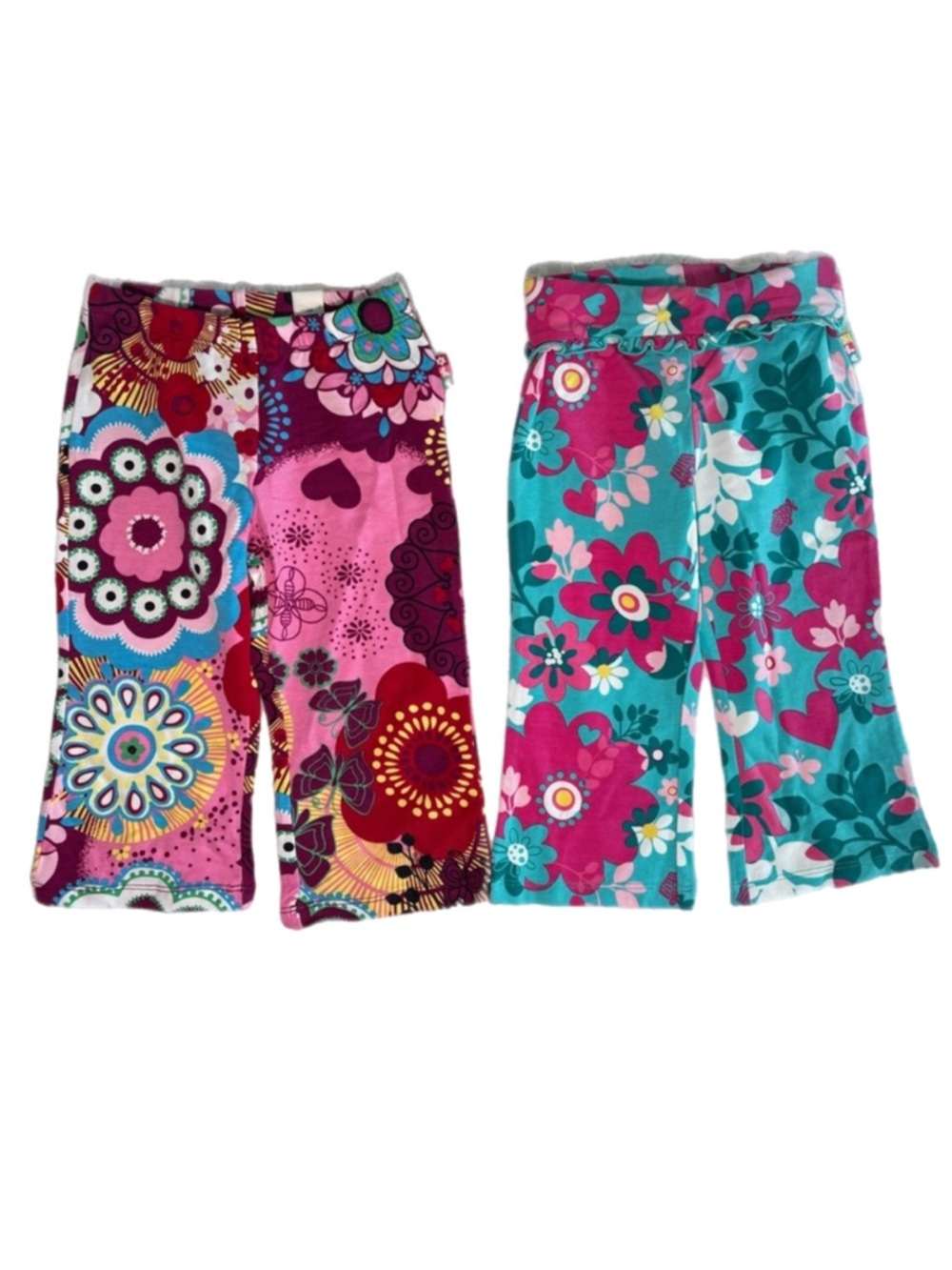 The Children's Place Floral Pants 18M, 2 Pairs